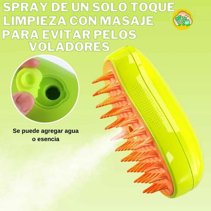 Cepillo Vaporizador Mascotas 3 en 1 - Instorepic™