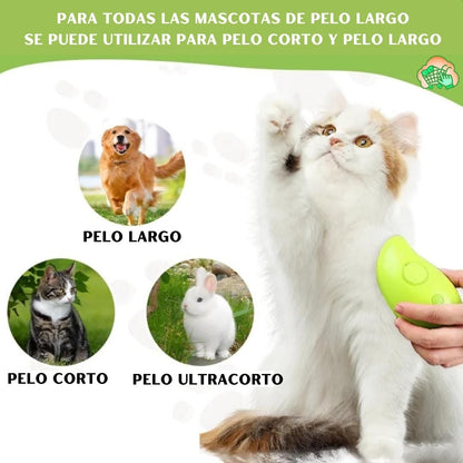 Cepillo Vaporizador Mascotas 3 en 1 - Instorepic™